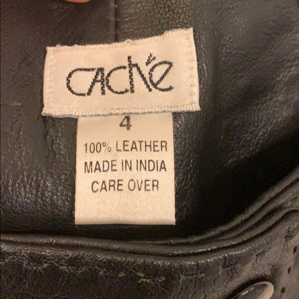 Cache 100% leather pants - Picture 3 of 9